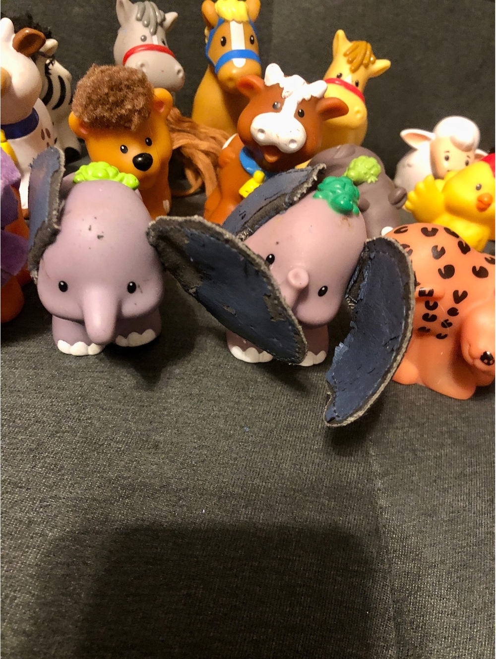 Fisher Price Little People 21 Animals Lot No Duplicates Sensory Play Texture - Picture 5 of 9